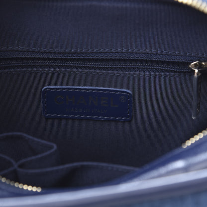 Chanel Denim Calfskin Small Gabrielle Hobo Blue 6 of 12