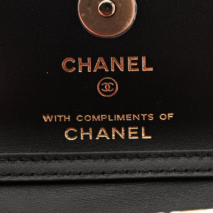 Chanel Canvas Check Flag Printed CC Clutch With Chain Beige Multicolor 6 of 12
