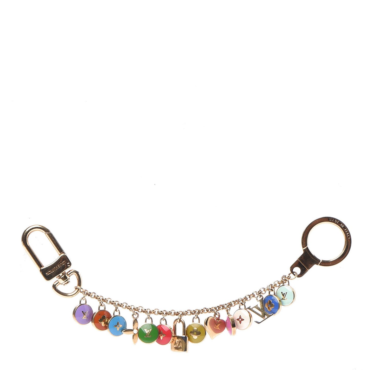 Pastilles Key Chain Bag Charm Multicolor