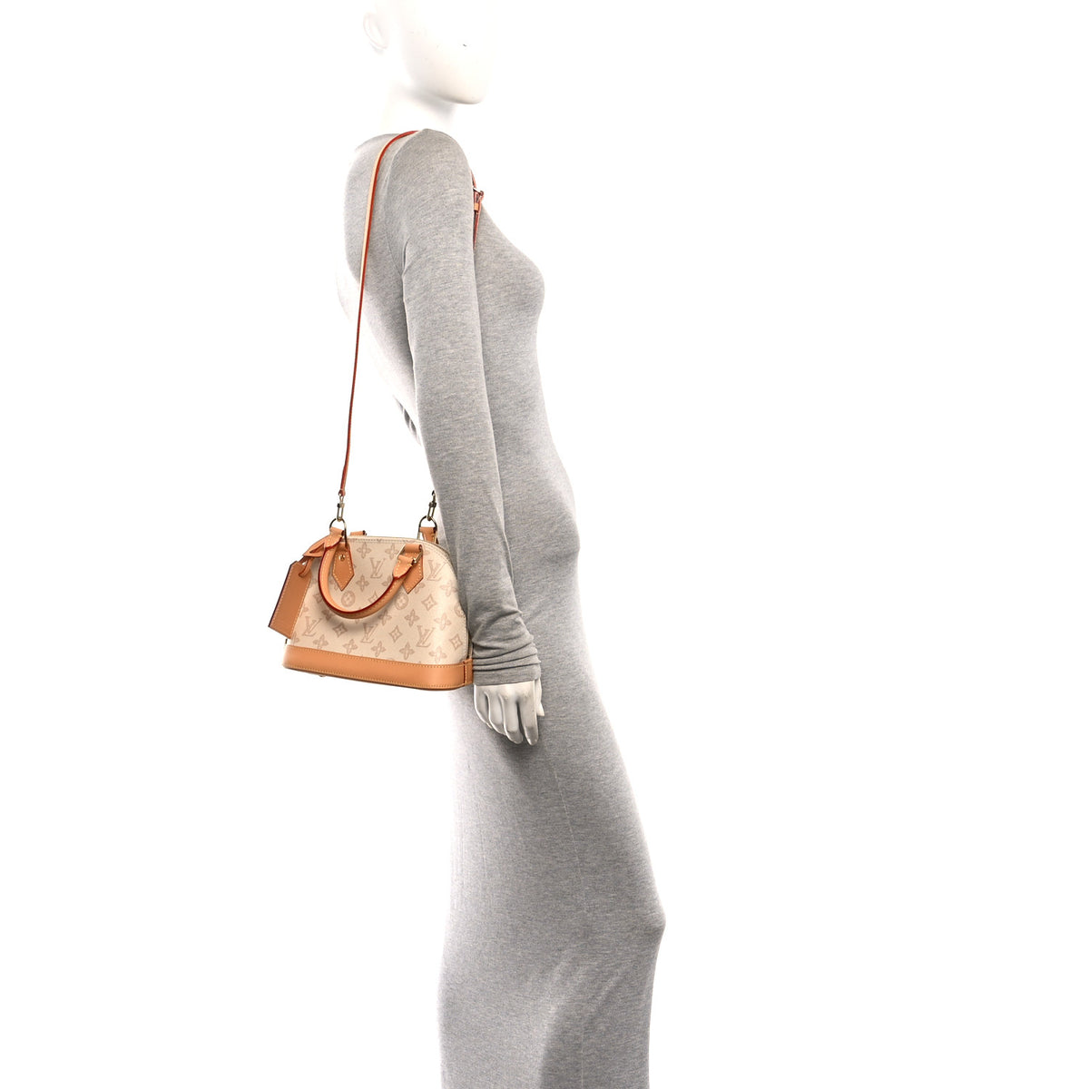 Louis Vuitton Monogram Origine Lin Alma BB 2 of 12