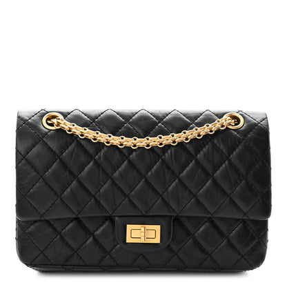 Chanel Aged Calfskin Quilted 2.55 Reissue 225 Flap Black 1 of 11