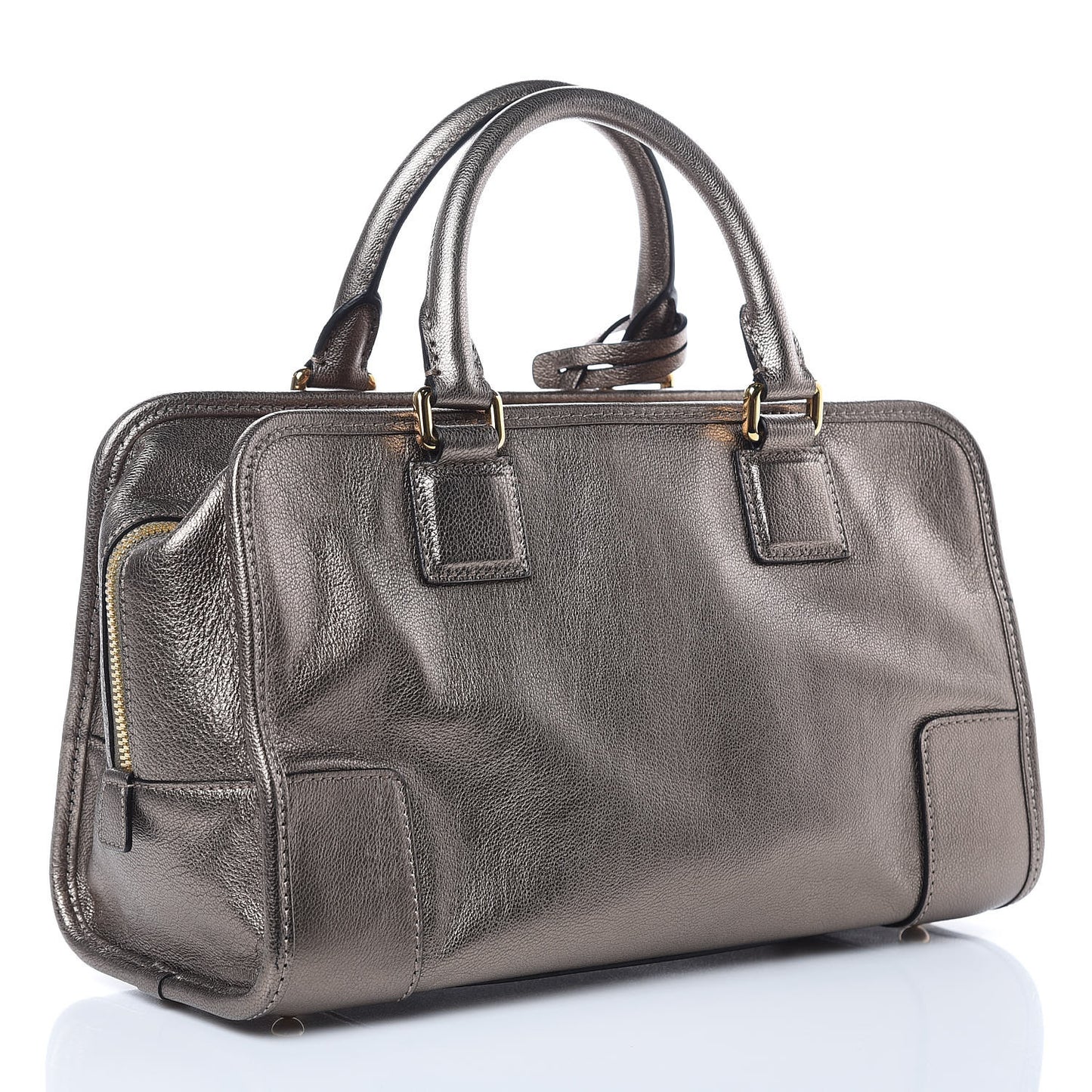 Metallic Calfskin Amazona 28 Bronze