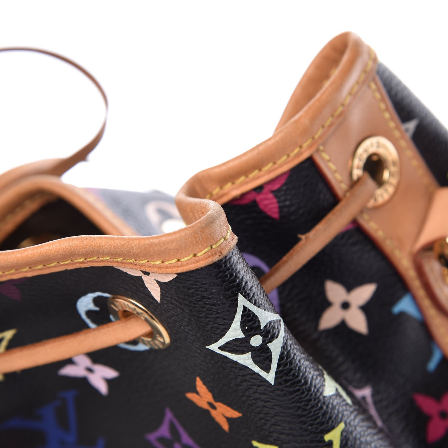 Louis Vuitton Monogram Multicolor Petit Noe Black 14 of 17