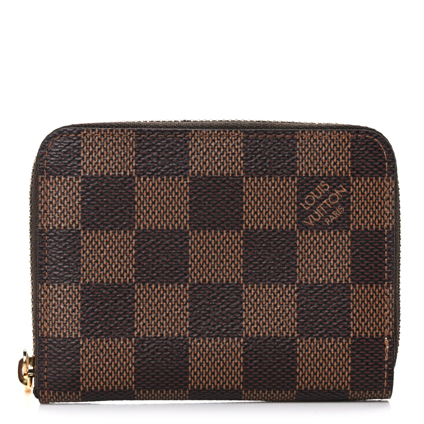 Damier Ebene Zippy Coin Purse Rose Ballerine