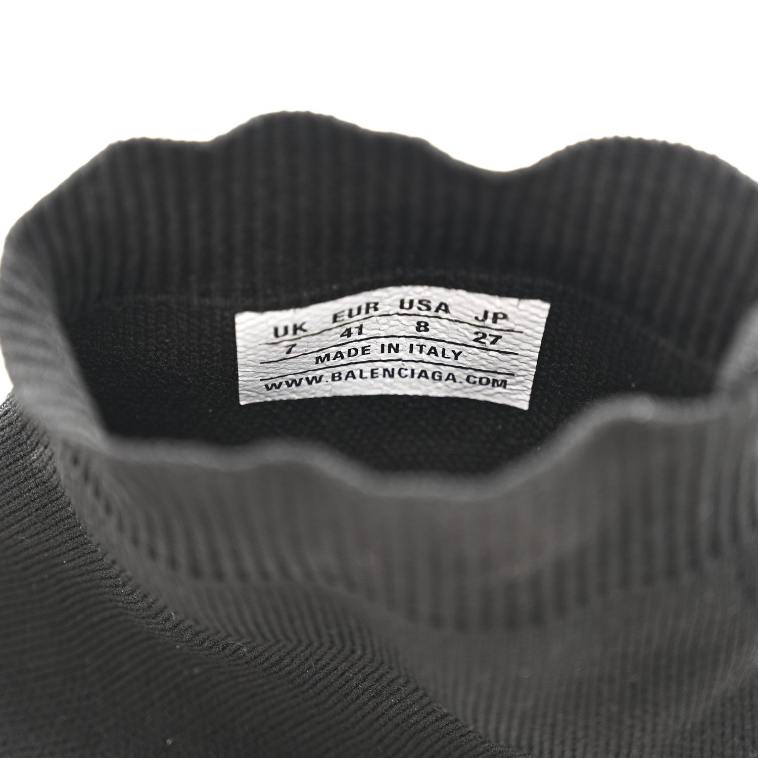 Balenciaga Technical 3D Recycled Knit Womens Speed 2.0 Sneakers 41 Monocolor Black 8 of 10