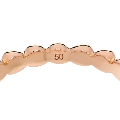 Van Cleef & Arpels 18K Rose Gold Carnelian Perlee Couleurs Variation Ring 50 5.25 6 of 7