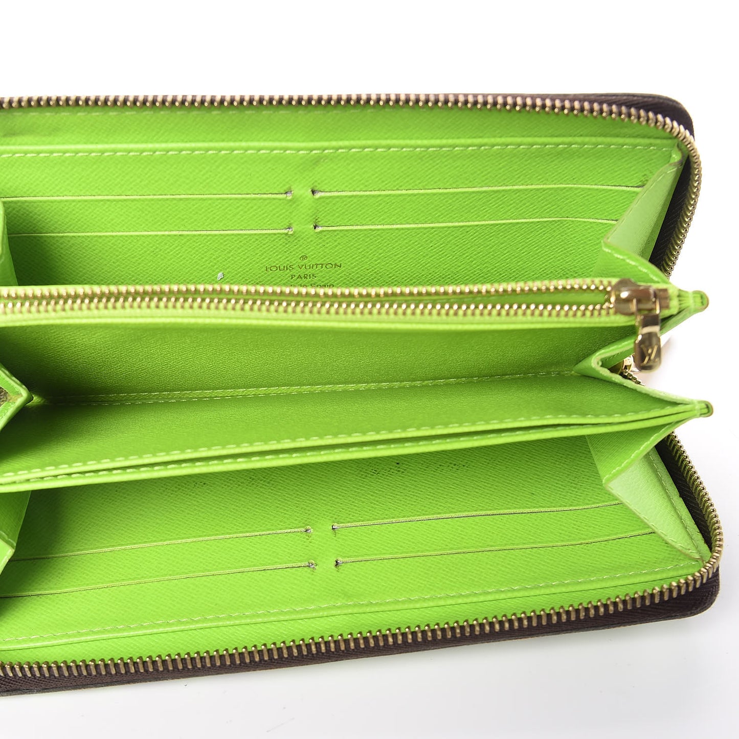 Monogram Graffiti Zippy Wallet Green