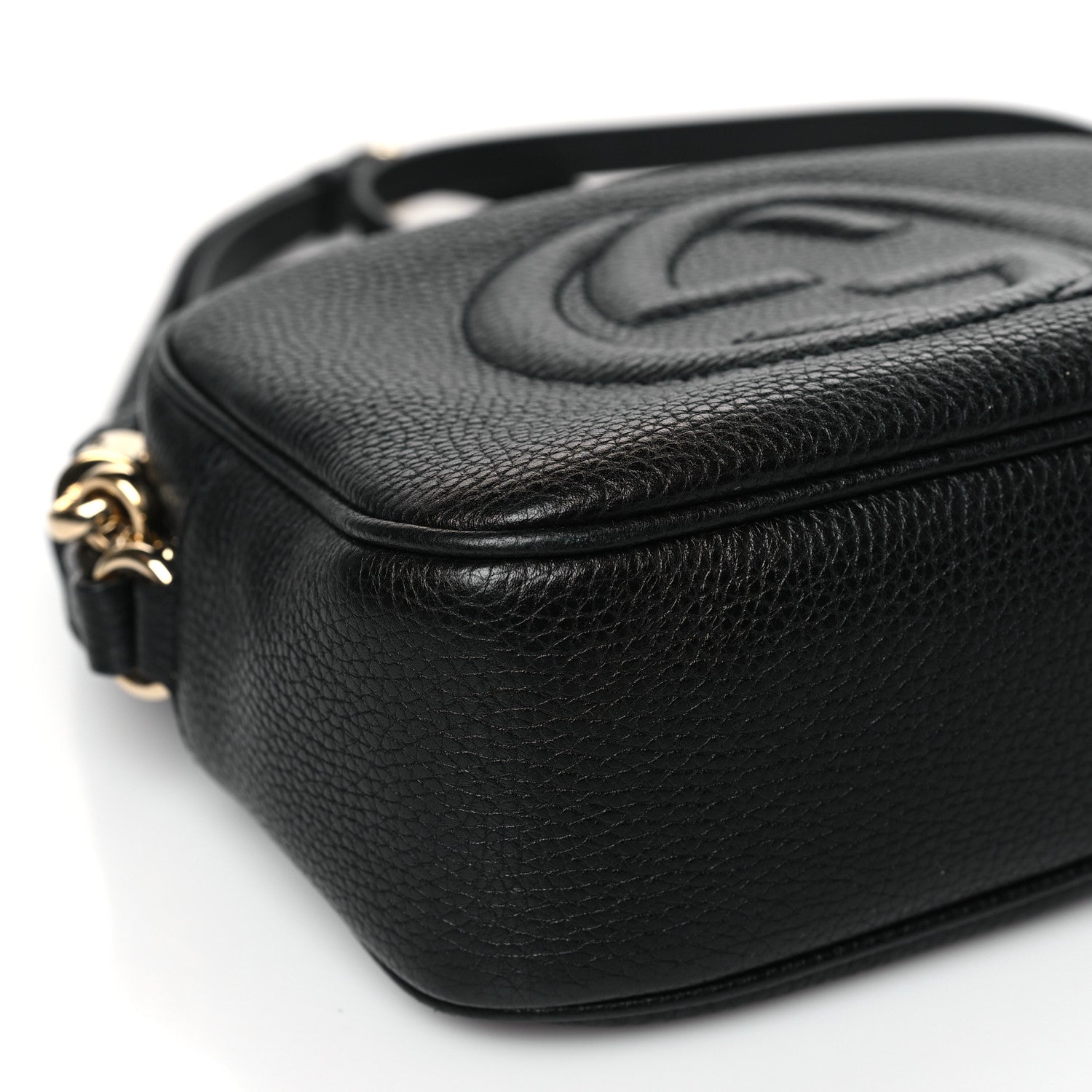 Gucci Pebbled Calfskin Small Soho Disco Bag Black 8 of 10