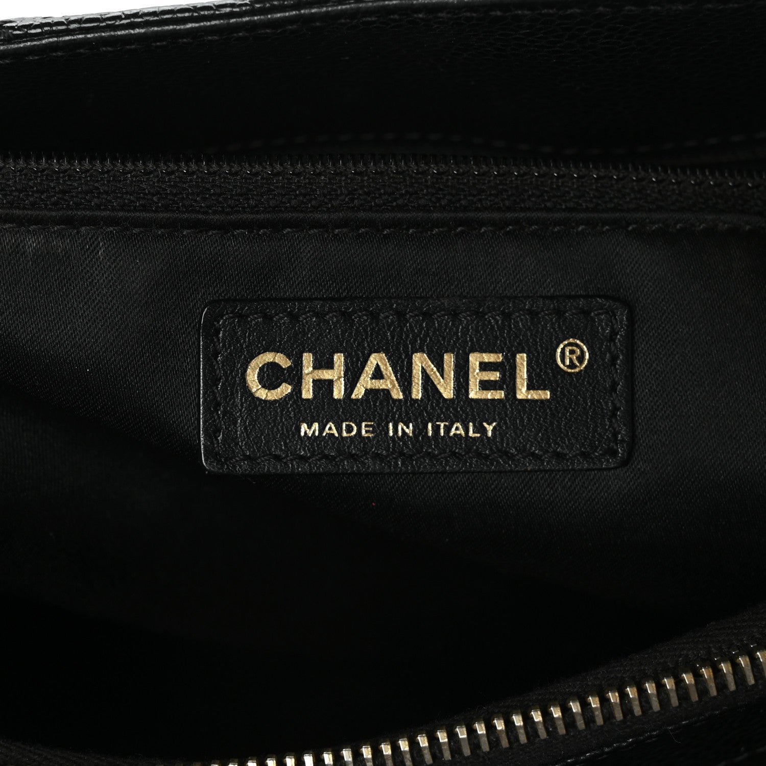 Chanel Caviar Quilted Grand Shopping Tote GST Black 7 of 10