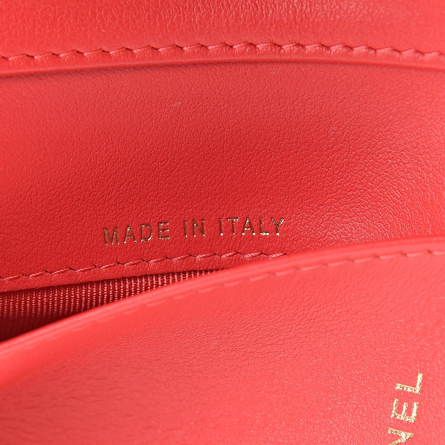 Chanel Caviar Quilted Compact Flap Wallet Red 8 of 12