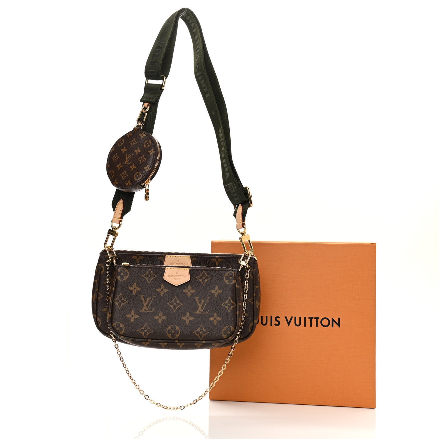 Monogram Multi Pochette Accessories Kaki