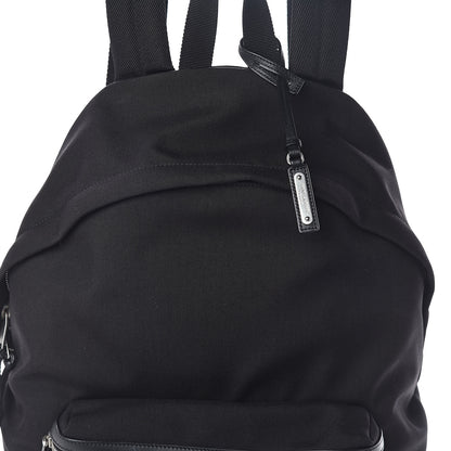 Saint Laurent Canvas City Backpack Black 7 of 9
