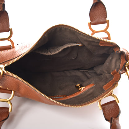 Chloe Calfskin Medium Marcie Satchel Tan 5 of 11