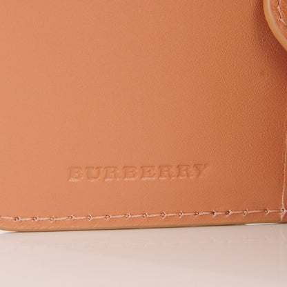Burberry Calfskin Haymarket Check Continental Wallet Pink 6 of 8