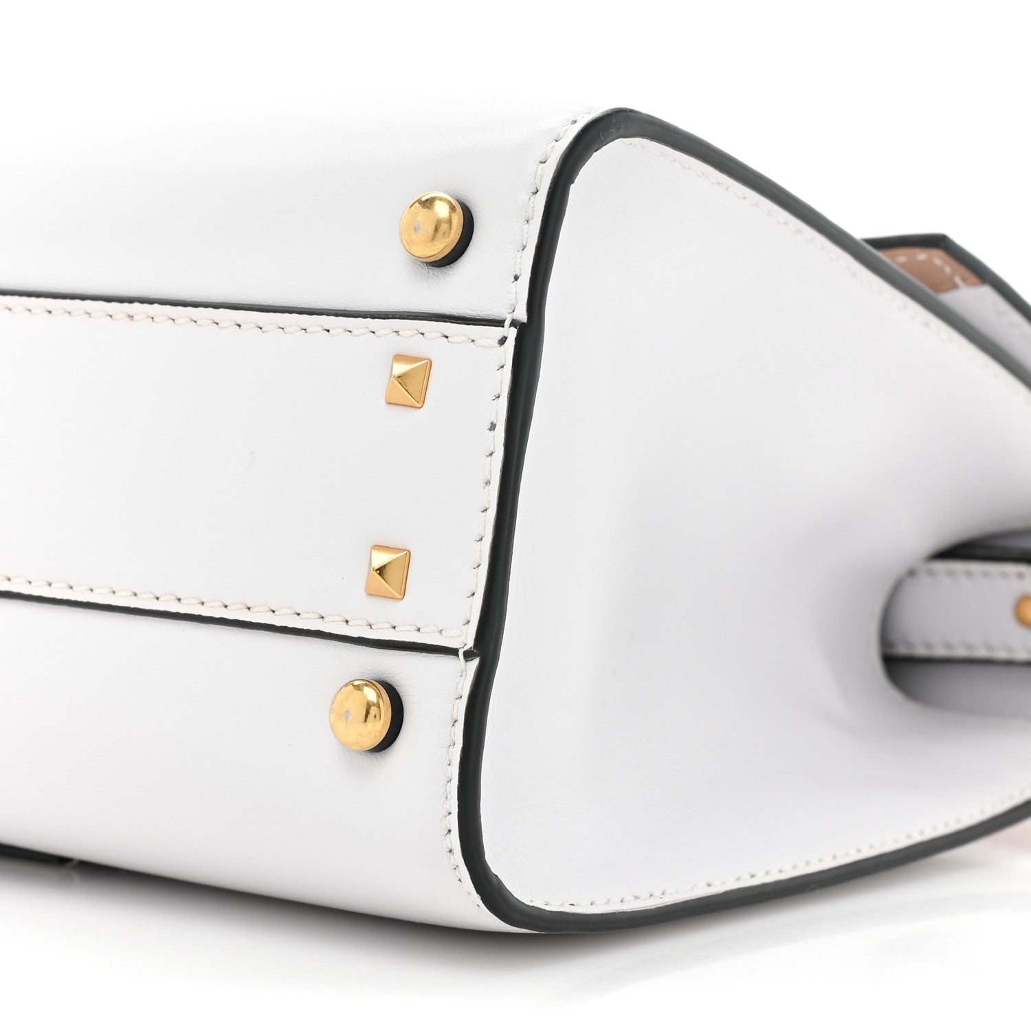 Valentino Garavani Calfskin Small VSling Top Handle Bag White 7 of 10