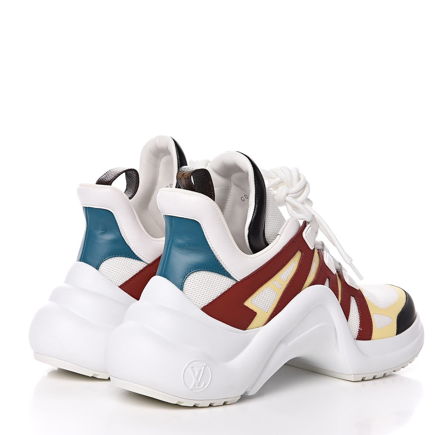 Calfskin Technical Nylon LV Archlight Sneakers 41 Terracotta