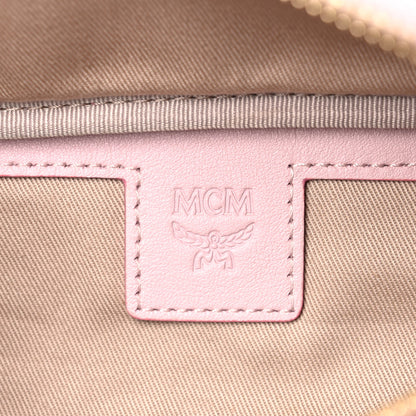 MCM Visetos Small Fusten Belt Bag Powder Pink 6 of 8