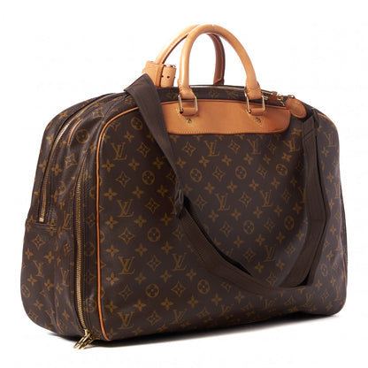 Louis Vuitton Monogram Alize 2 Compartment Luggage Travel Bag 2 of 11