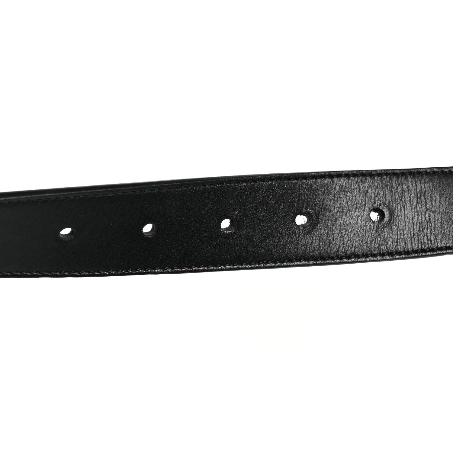 Gucci Moon Calfskin Double G 30mm Belt 80 32 Black 3 of 7
