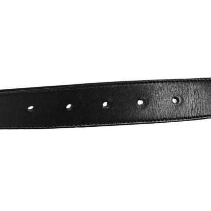 Gucci Moon Calfskin Double G 30mm Belt 80 32 Black 3 of 7