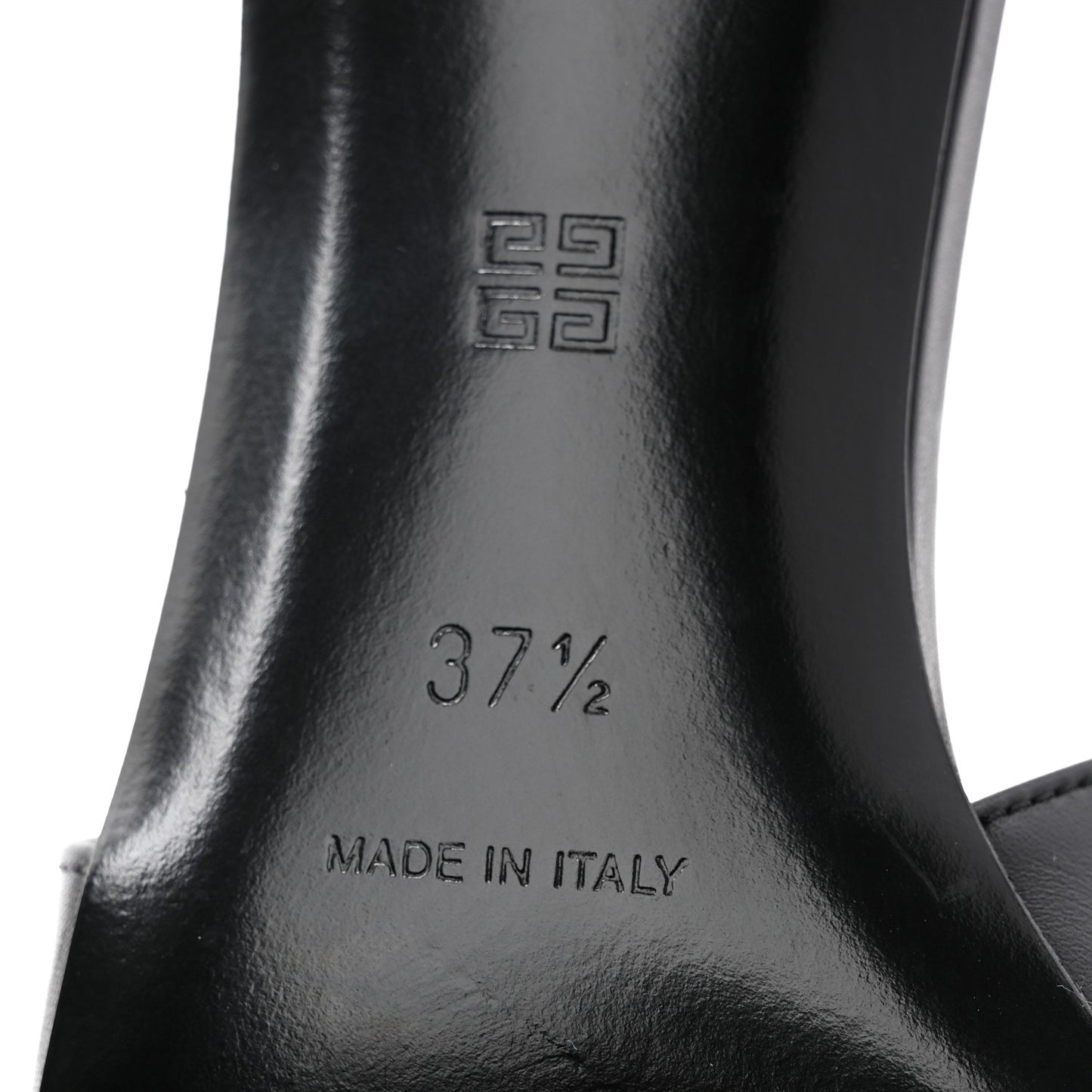 Calfskin G Cube 50mm Slingback Pumps 37.5 Black