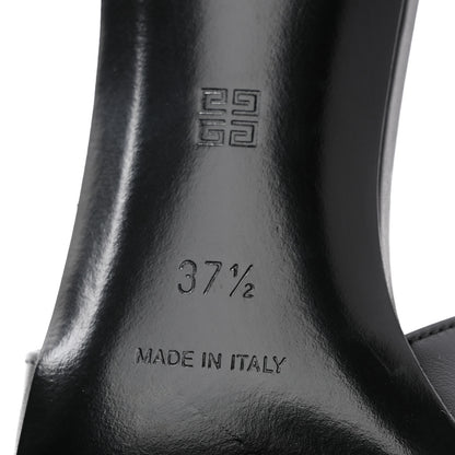 Givenchy Calfskin G Cube 50mm Slingback Pumps 37.5 Black 7 of 10