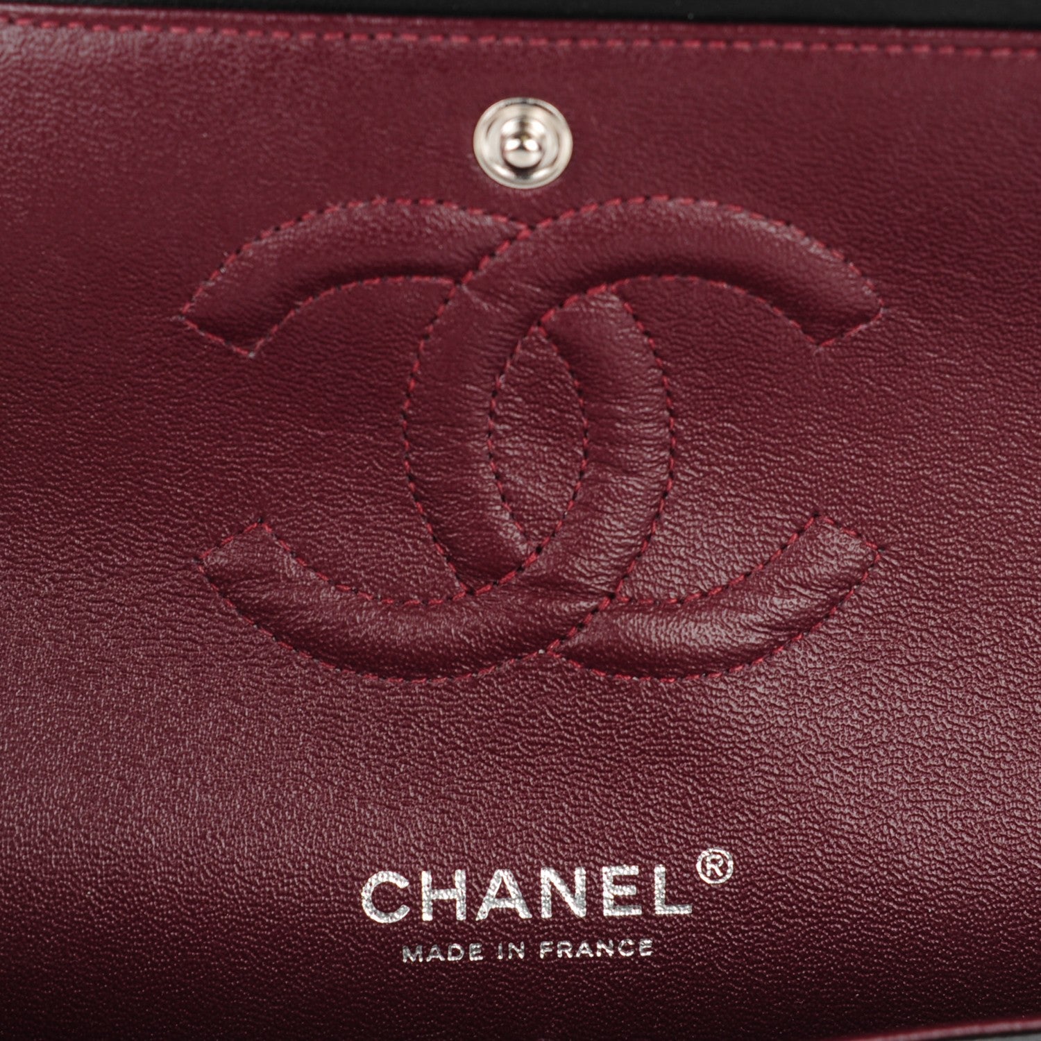 Chanel Lambskin Quilted Medium Double Flap Black 6 of 9