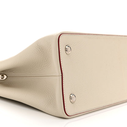 Louis Vuitton Taurillon Capucines MM Blanc Casse 9 of 10