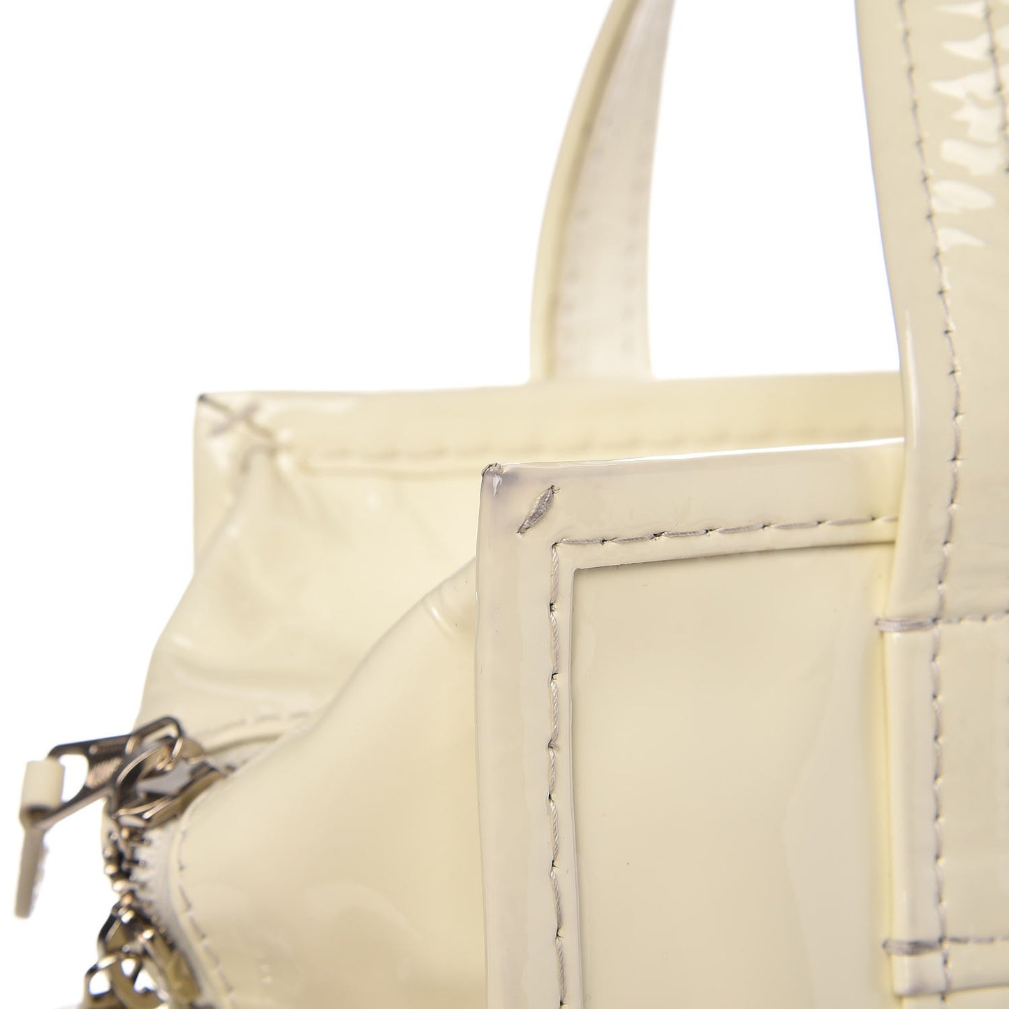 Patent XS Bazar Shopper Tote White