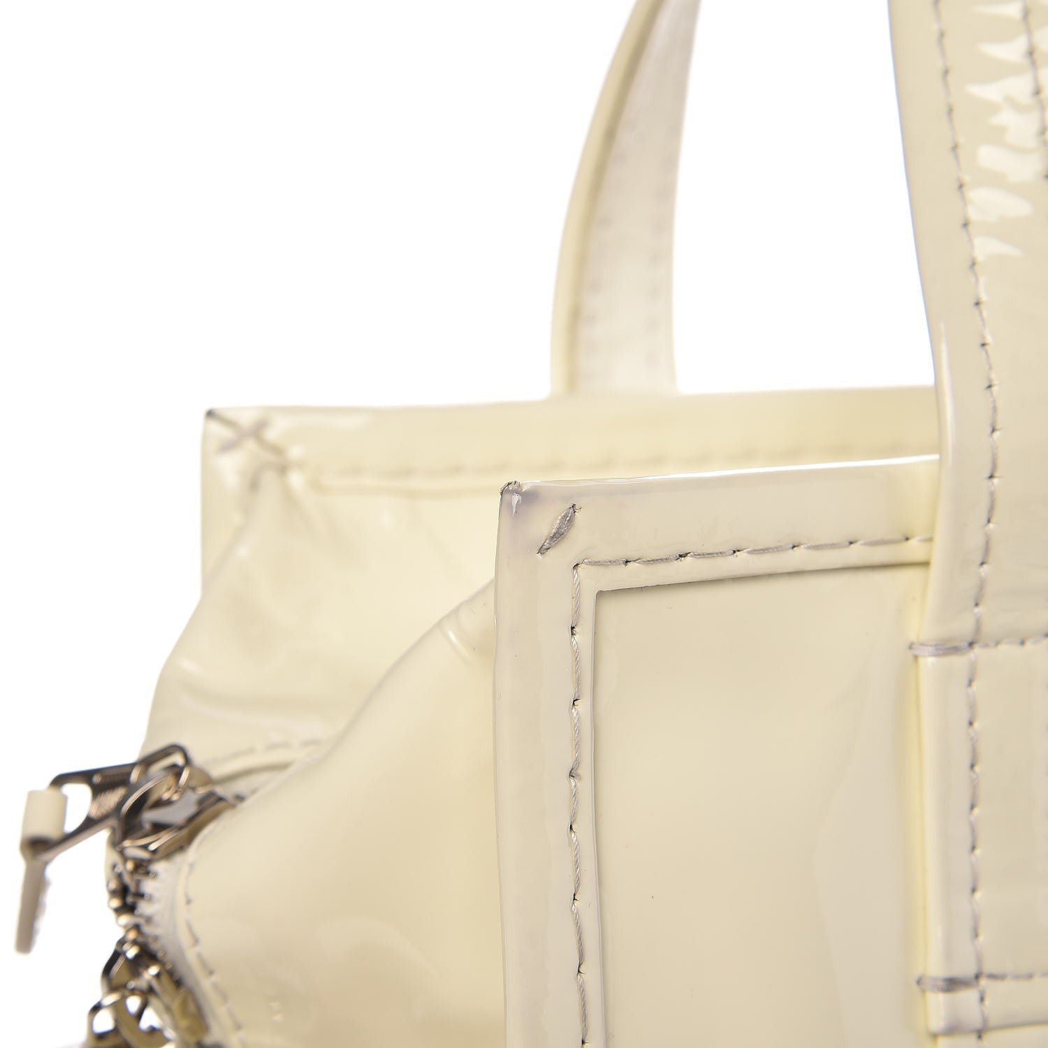 Balenciaga Patent XS Bazar Shopper Tote White 13 of 20