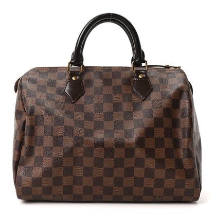 Louis Vuitton Damier Ebene Speedy 30 1 of 9