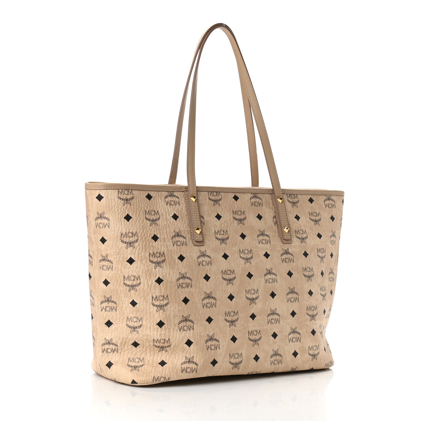 Visetos Medium Anya Shopper Tote Beige