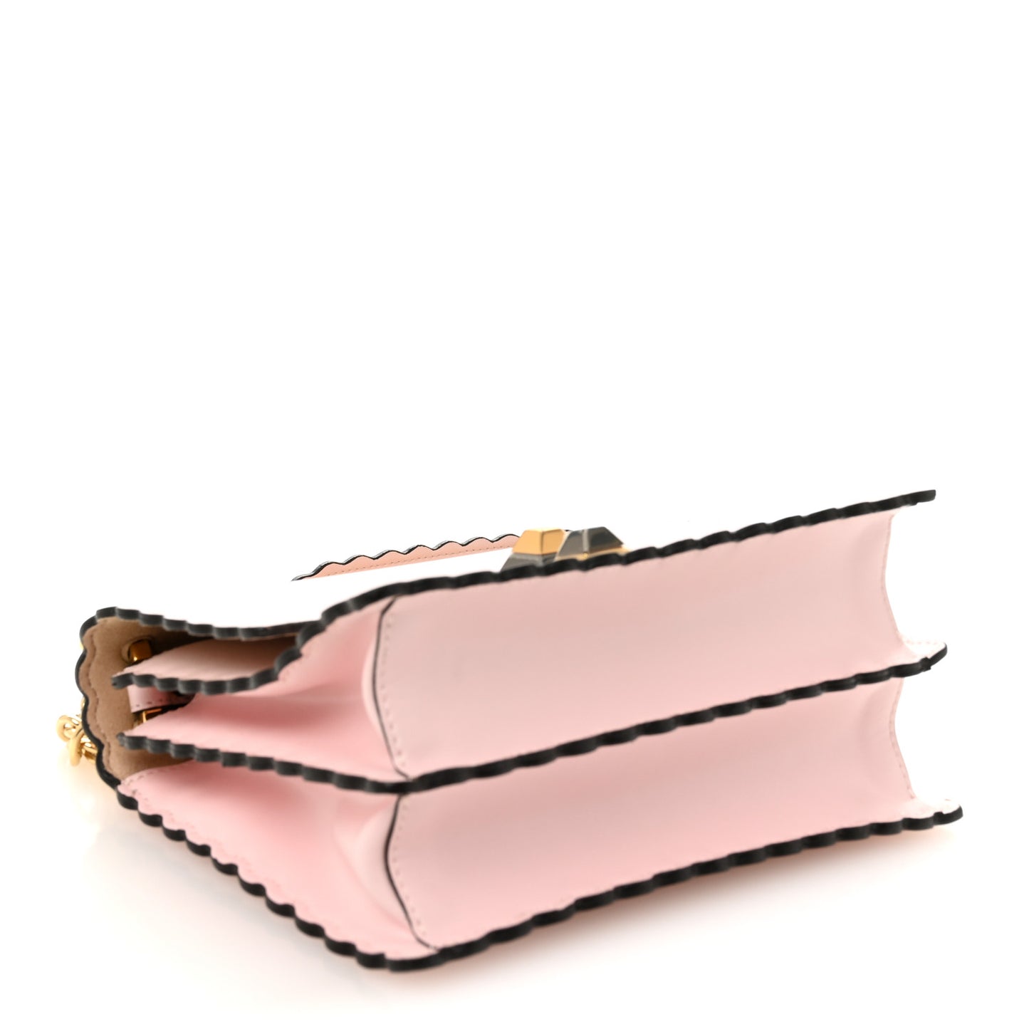 Vitello Liberty Scalloped Studded Small Kan I Shoulder Bag Confetto