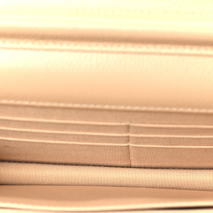 Chanel Caviar Quilted Wallet On Chain WOC Beige 5 of 8