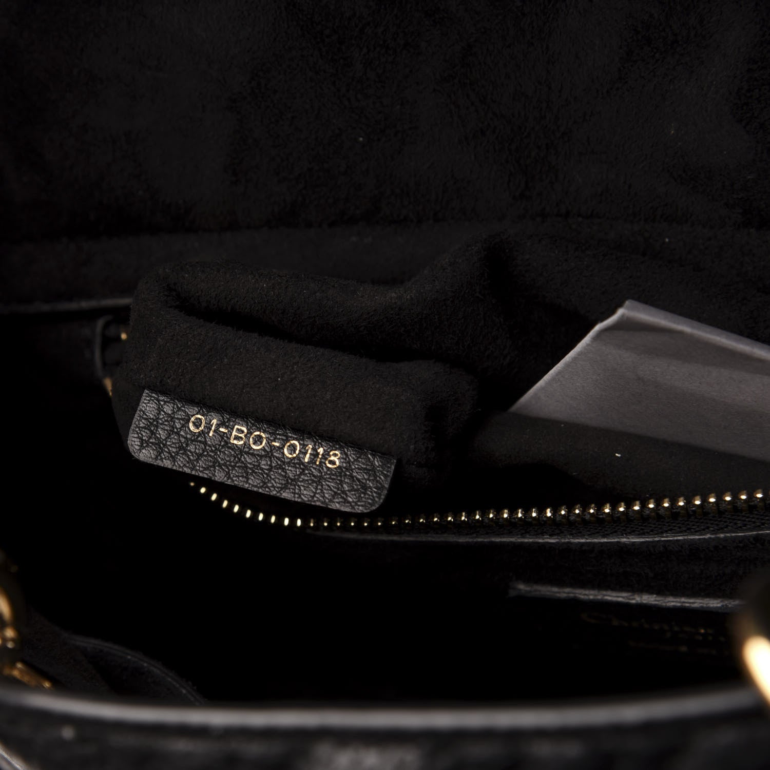Christian Dior Grained Calfskin Cannage Medium Supple Lady Dior Black 8 of 14