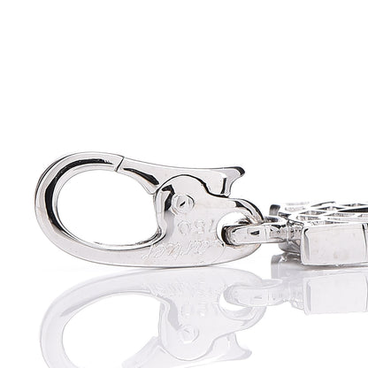 Cartier 18K White Gold Diamond Logo Charm 3 of 3