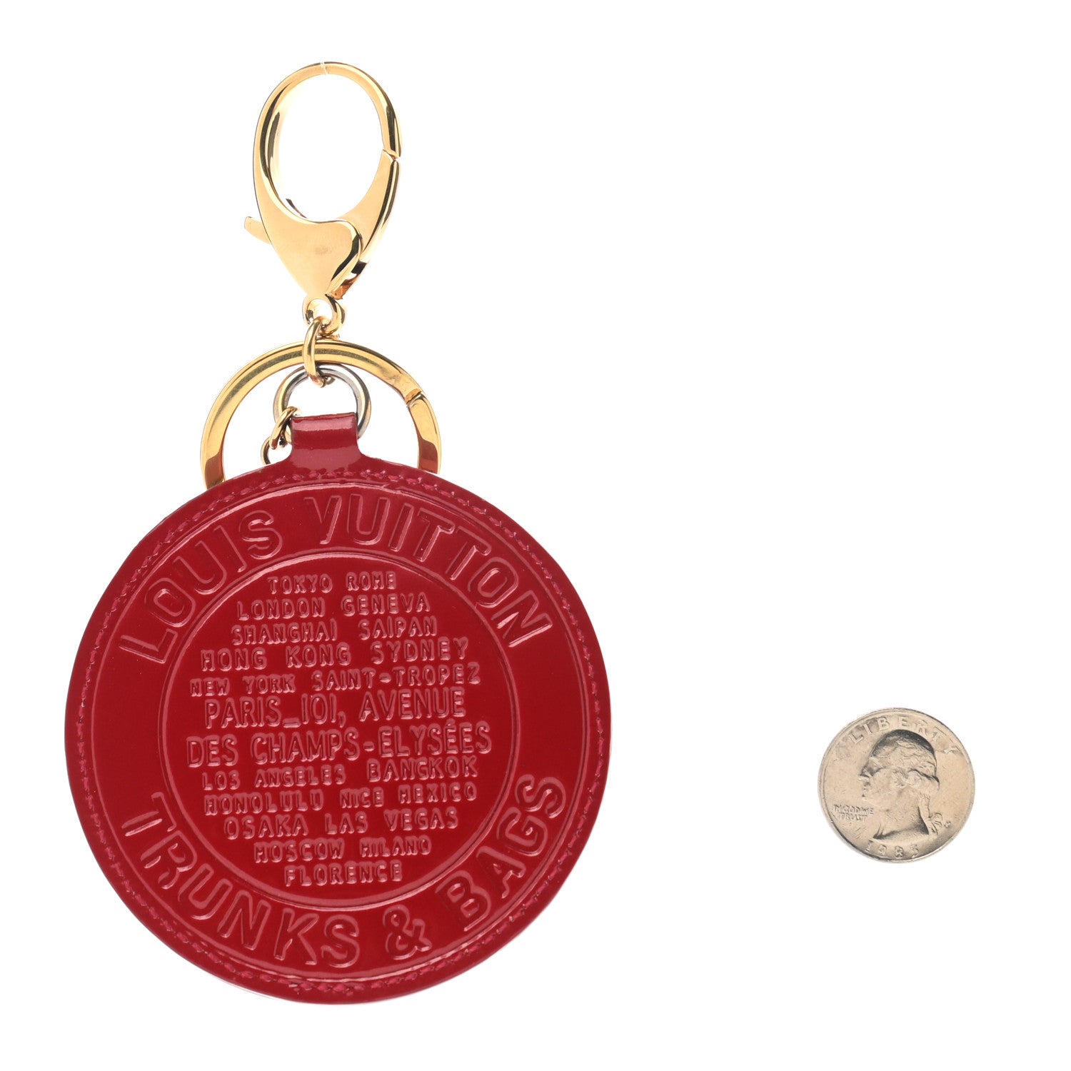 Louis Vuitton Vernis Trunks and Bags Bag Charm Pomme d'Amour 2 of 4