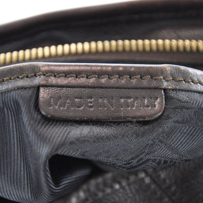 Burberry Leather Metal Stitch Lowry Brown 10 of 11