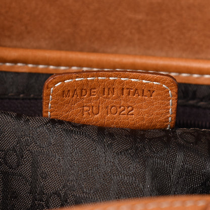 Christian Dior Calfskin Saddle Bag Tan 7 of 12
