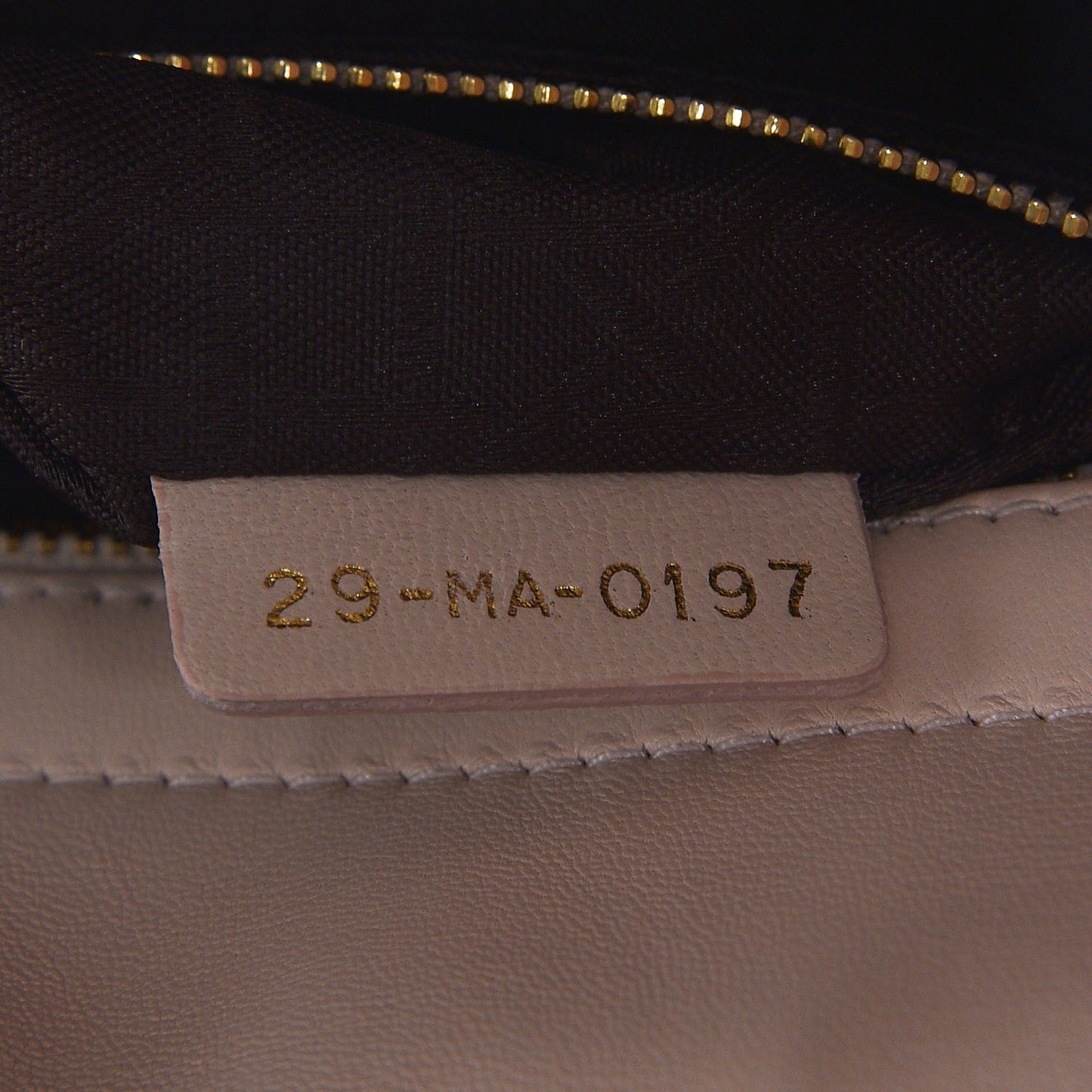 Lambskin Cannage Small Lucky Badges My Lady Dior Pink