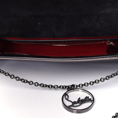 Christian Louboutin Patent Degrade Riviera Clutch Tan 3 of 4