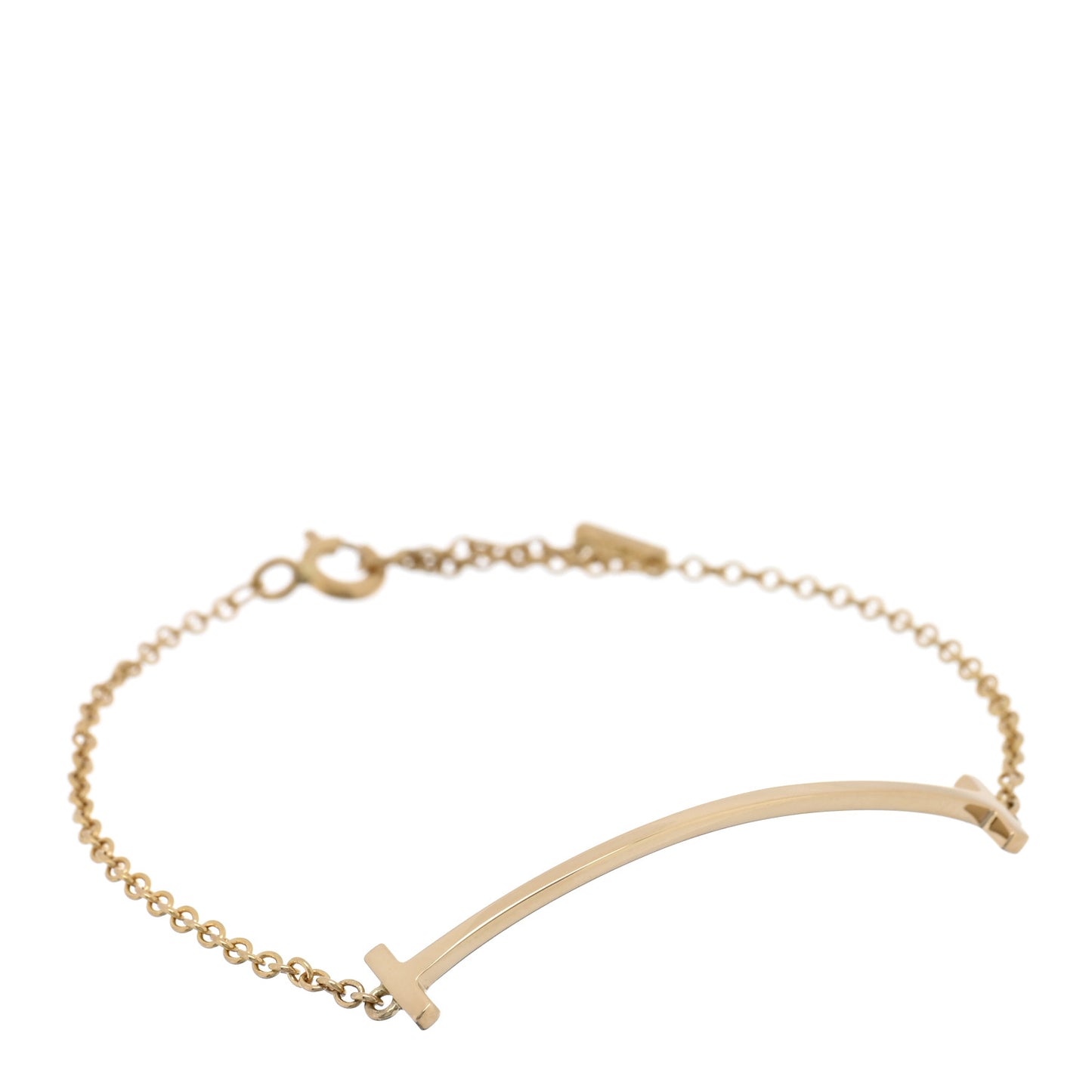 18K Yellow Gold T Smile Bracelet