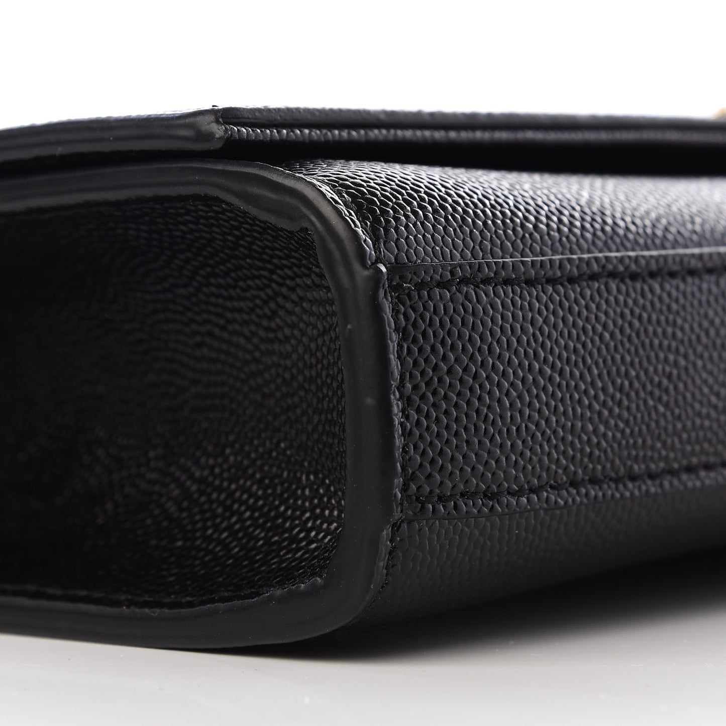 Grain De Poudre Classic Monogram Tassel Clutch Black