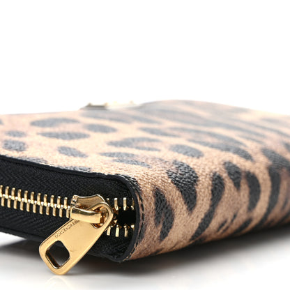 Dolce & Gabbana Dauphine Leopard Print Zip Around Wallet 8 of 9