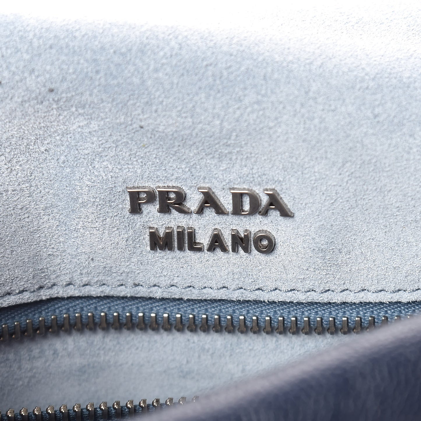 Glace Calf Etiquette Flap Baltico Astrale