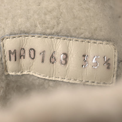 Louis Vuitton Suede Calfskin Shearling Monogram Laureate Platform Boots 35.5 Brown 9 of 10