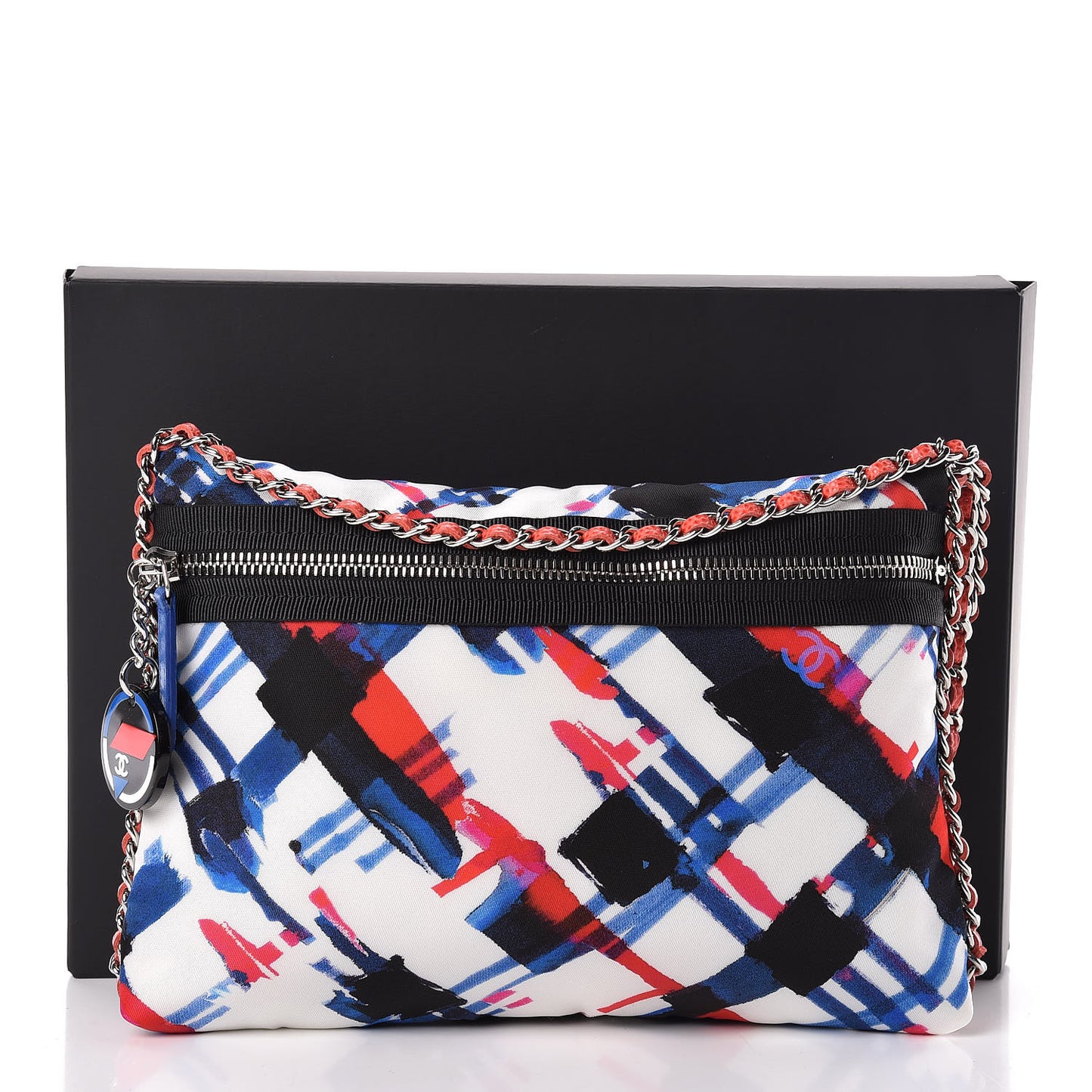 Canvas Printed Airline Crossbody Bag Multicolor
