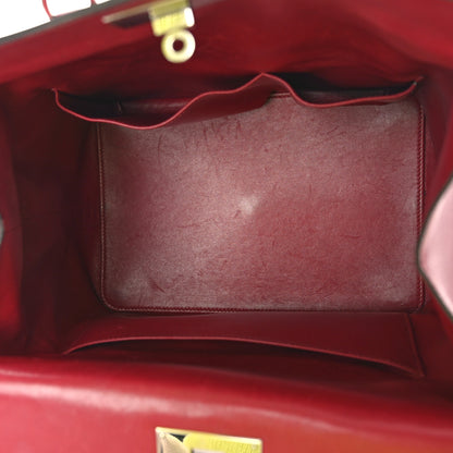 Hermes Taurillon Novillo Toolbox 26 Rouge Grenat 5 of 10