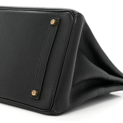 Hermes Taurillon Clemence BIRKIN 35 Black 8 of 17