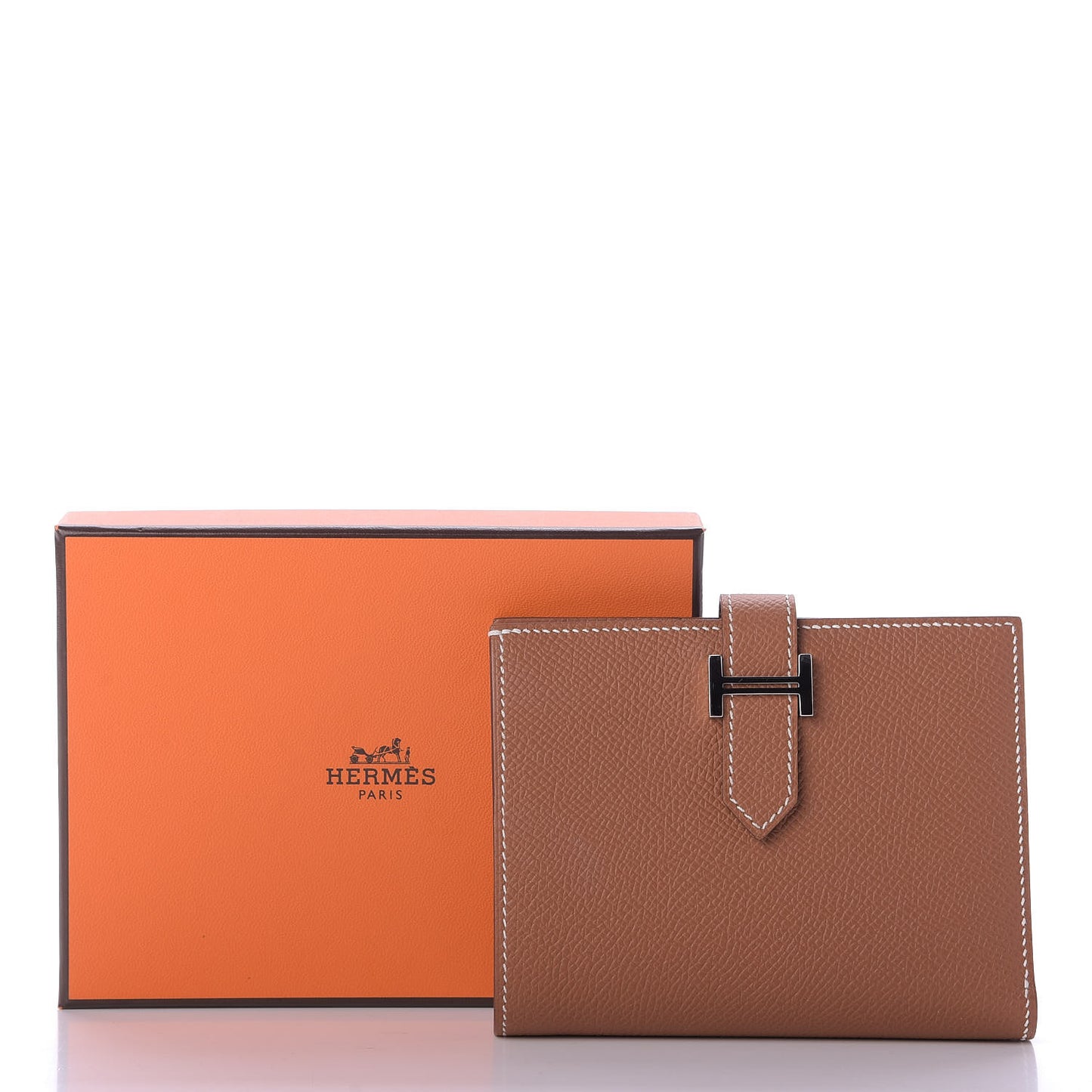 Epsom Bearn Compact Wallet Gold